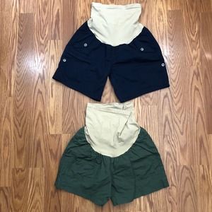 Motherhood Maternity Chino Shorts Bundle